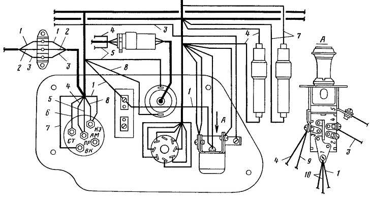 Схема электропроводки газ 53: видео-инструкция по монтажу своими руками, схема проводки, фото