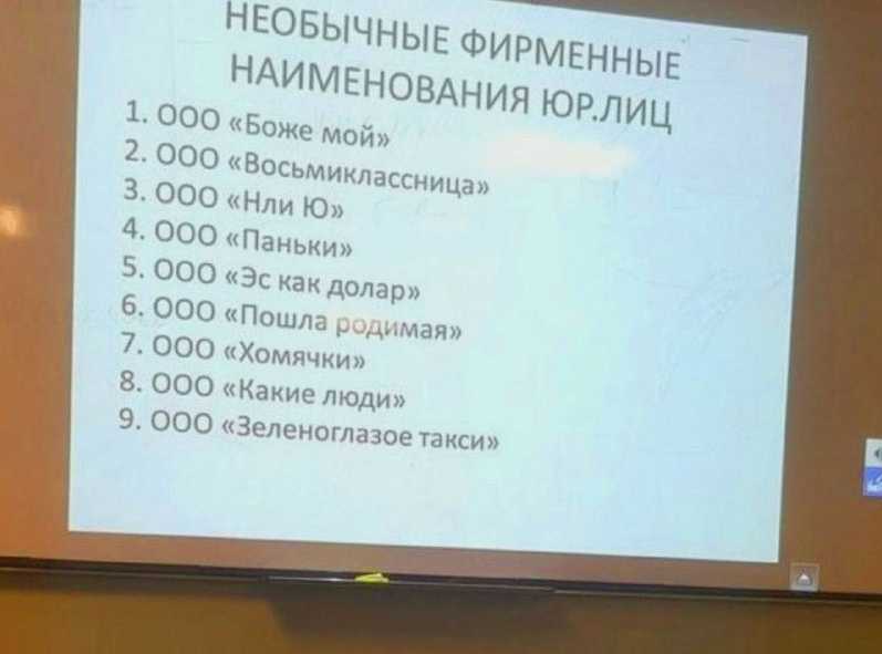 Юридическое название организации: что это, примеры - fin-az.ru