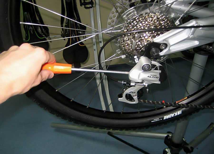 Снятие и установка колес велосипеда