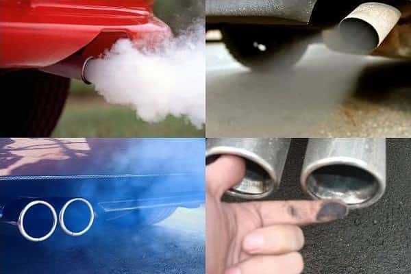 Дымит двигатель: причины белого, синего и черного дыма