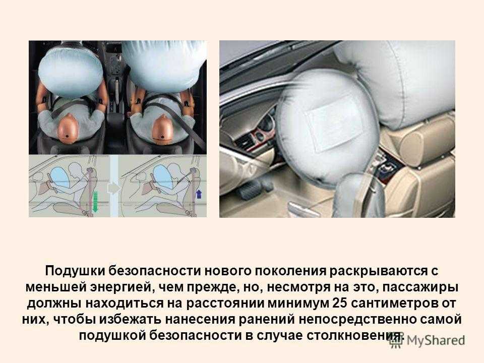 Устройство и принцип работы подушек безопасности в автомобиле