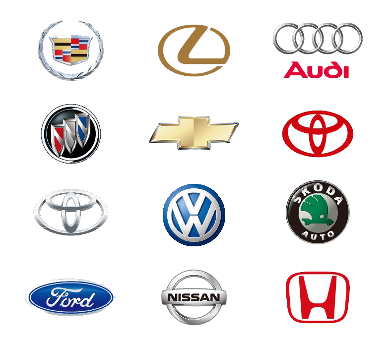 Эмблемы автомобилей разных марок