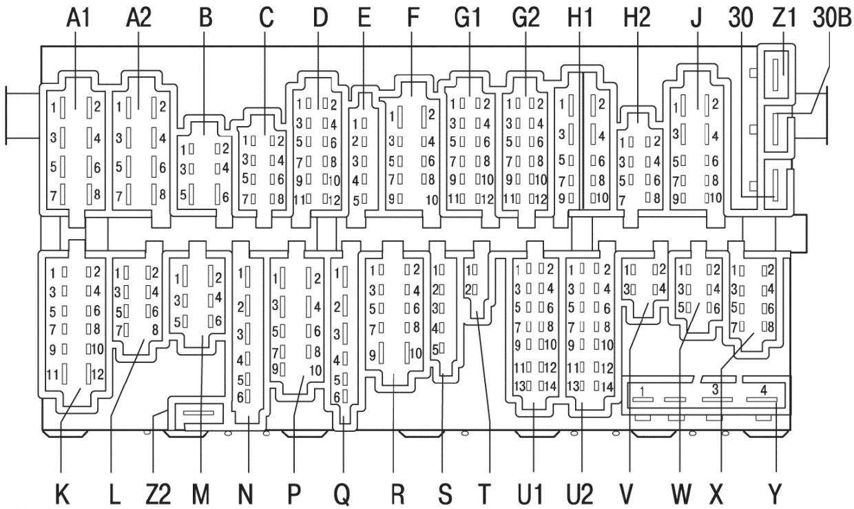 Предохранители и блоки реле для volkswagen passat b3, b4 (1988-1996) со схемами и описанием