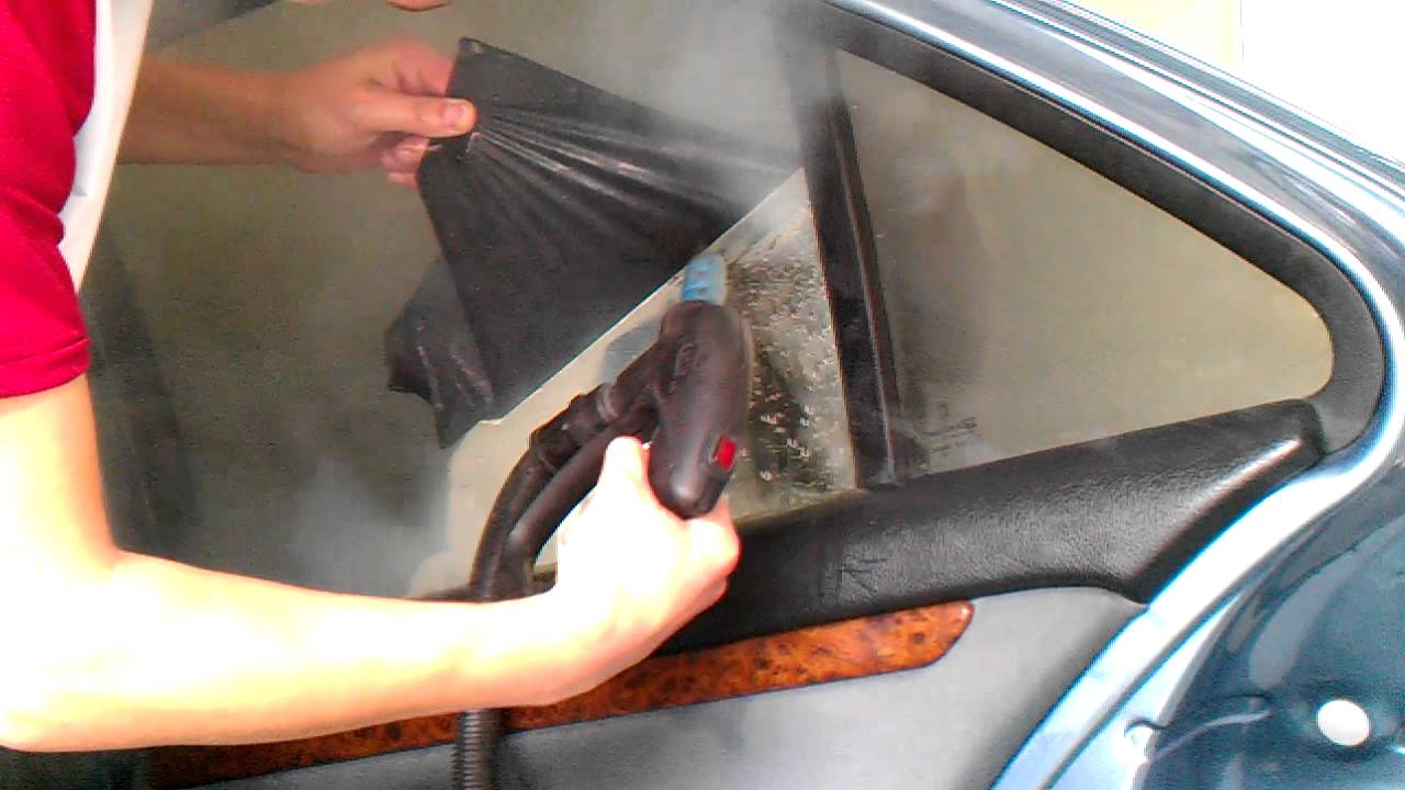 Чем отмыть клей от тонировки со стекла автомобиля
